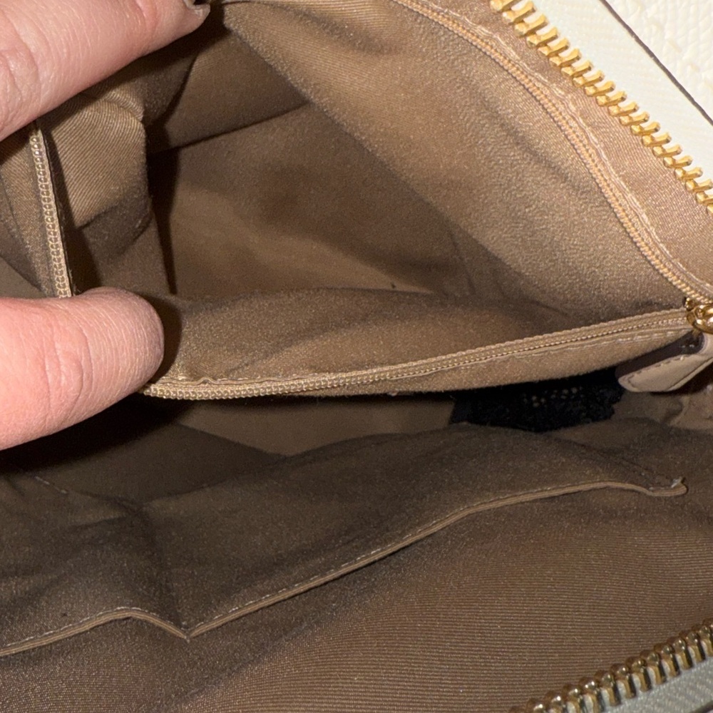 Coach Monogram Backpack in Brown and Cream - Picture 9 of 13